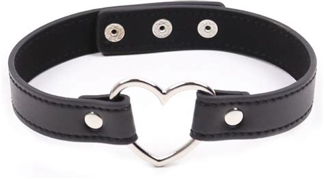 Hot Sale Men Women Sex Toys Vintage Collar Emo Punk Goth Heart Leather Choker