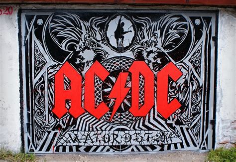 AC/DC stencil. by Wator on Behance