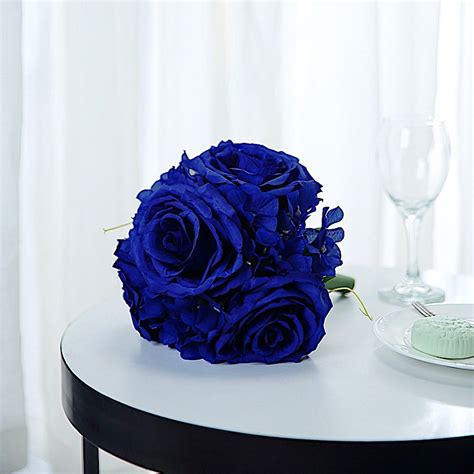 Royal Blue And Silver Wedding Centerpieces