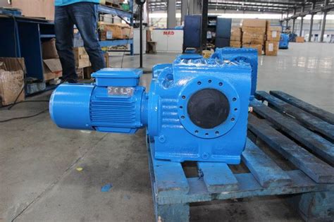 Flange Mounted Helical Worm Gear Motor High Efficiency Gearboxes