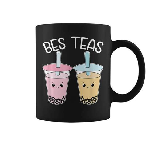 Bes Teas Besties Bubble Tea Cute Boba Best Friends Coffee Mug Mazezy