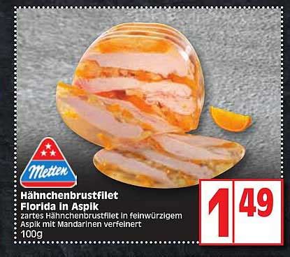 Metten Hähnchenbrustfilet Florida In Aspik Angebot bei EDEKA