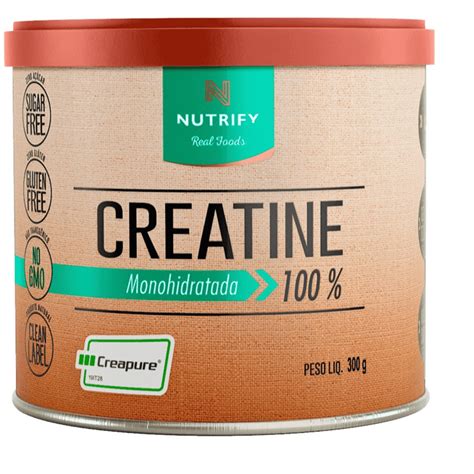 Creatine 300g Nutrify Creapure Creatina Monohidratada Em Promoção