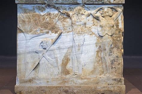 Polyxena sarcophagus, Troy Museum, Turkey/ Çanakkale : r/Archaeology