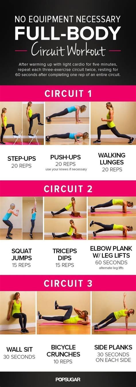 15 Minute Full Body Workout No Equipment At Home And Effective For Push