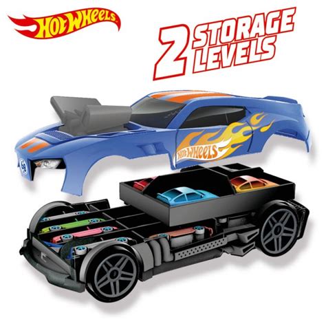 Гоночний автомобіль-гараж 2 в 1 Hot Wheels HWCC15