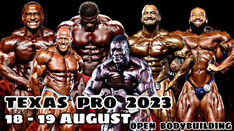 2023 Texas Pro All Participants Andrew Jacked Hunter Labrada