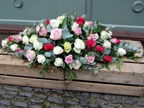 Mixed Rose Casket Double Ended Spray