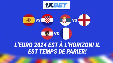 AVEC 1XBET CHOISISSEZ VOS FAVORIS POUR LES GRANDS MATCHS DU 1ᵉʳ TOUR DE