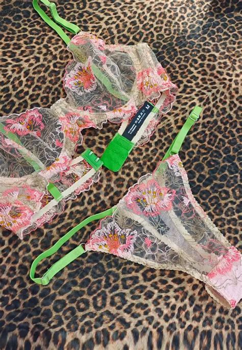 Buy Sunnydaysweety Embroidered Lace French Lingerie Set A Pi Online Zalora Philippines