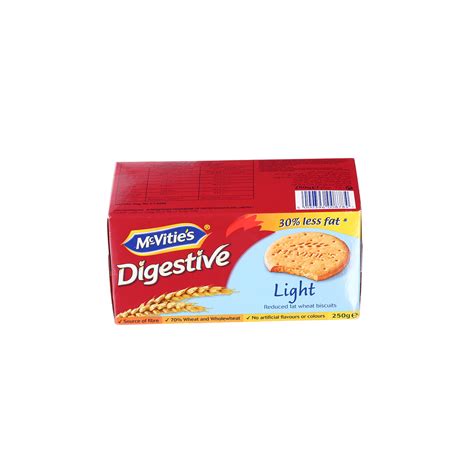 Mcvities Digestive Light Biscuits 250gm Sharjah Co Operative Society