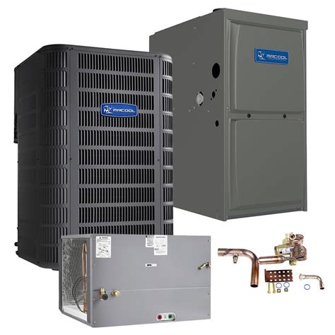 2 Ton 16 Seer 70k Btu 96 Afue Mrcool Signature Central Air Conditioner And Gas Furnace Split