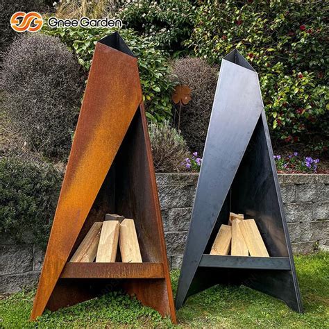 Warming Corten Steel Stove Corten Wood Stove Indoor Corten Steel Fire