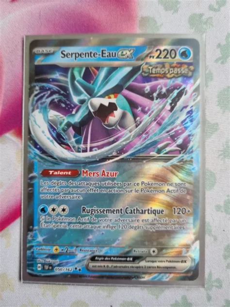 CARTE POKÉMON SERPENTE EAU EX 050 162 EV05 Forces Temporelles TEF FR