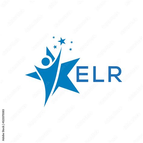 ELR Letter logo white background .ELR Business finance logo design ...
