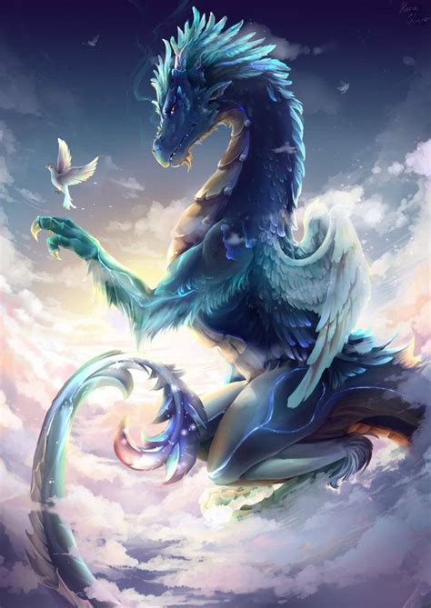 Sky Dragon By Kurohana On Deviantart Art à Thème