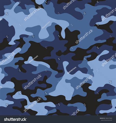 Camouflage Texture Seamless Pattern Abstract Modern Stock Vector Royalty Free 1869619363