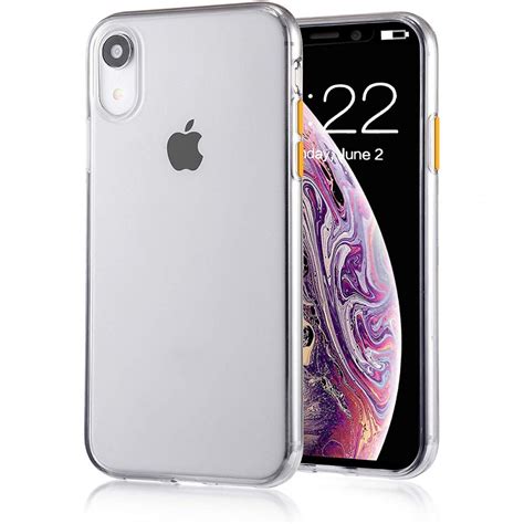 Moxie Coque Renforc E Transparente Iphone Xr Coque En Tpu Anti Chocs