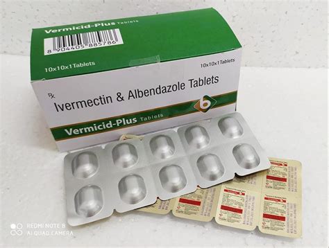 Vermicid Plus Ivermectin Albendazole Tablets Packaging Type Blister