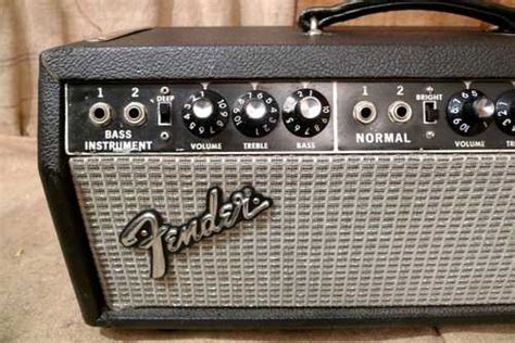 Fender Bassman Head Blackface Amps Preamps Southside Guitars