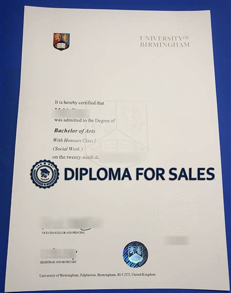 The Best Reason To Buy University Of Birmingham Degree