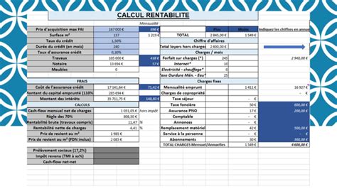 Je Vais Vous Offrir Ce Tableau De Rentabilit Sur L Investissement