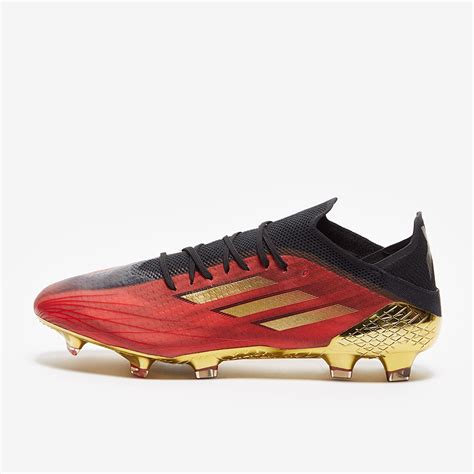 Adidas X Speedflow Fg Rojo Dorado Met Lico Negro Botas Para