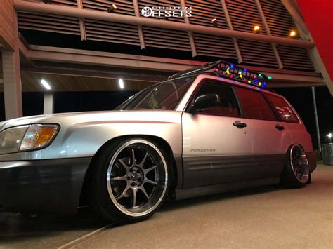 2002 Subaru Forester With 18x9 5 45 Enkei Tenjin And 205 40r18 Achilles Atr Sport And Air