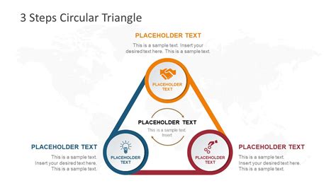Three Steps Cycle Diagram Powerpoint Template Slidemodel