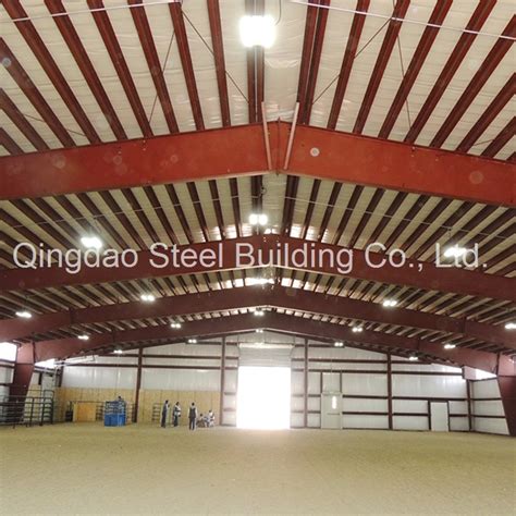 Customized Light Steel Structure Indoor Horse Riding Arena Prefab Steel