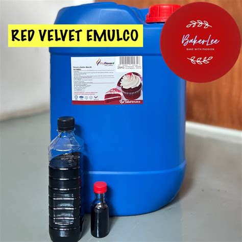 Red Velvet Emulco 500g Repacked Perasa Red Velvet Berwarna 500g