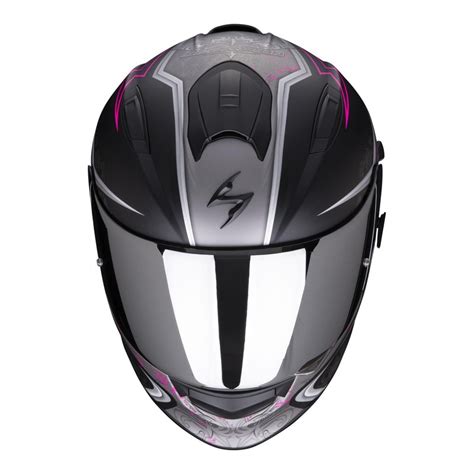 Casque intégral Scorpion EXO 491 Run noir rose mat ECE 22 06 Casque