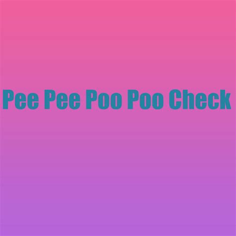 Pee Pee Poo Poo Check Single By Your Mom Spotify