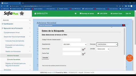 Como Registrar Una Novedad SENA Sofia Plus Roll Aprendiz Part2 YouTube