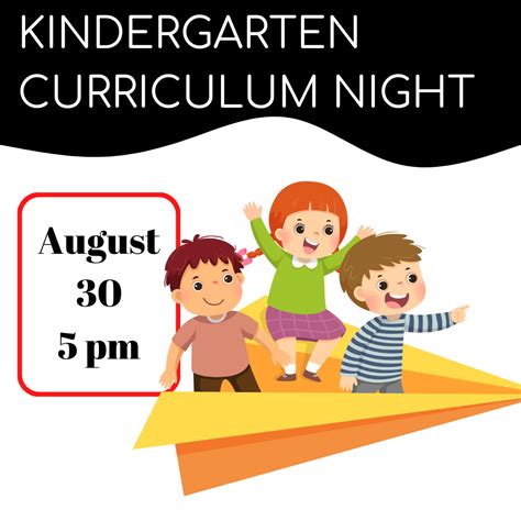 Kindergarten Curriculum Night - BRCVPA