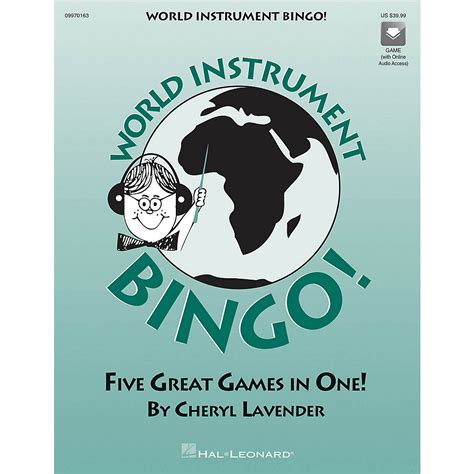 Hal Leonard World Instrument Bingo Game Replacement Cd Cd Composed