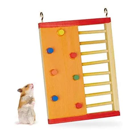 RELAXDAYS ÉCHELLE HAMSTER Mur dEscalade Bois Non Toxique HxL 19 x