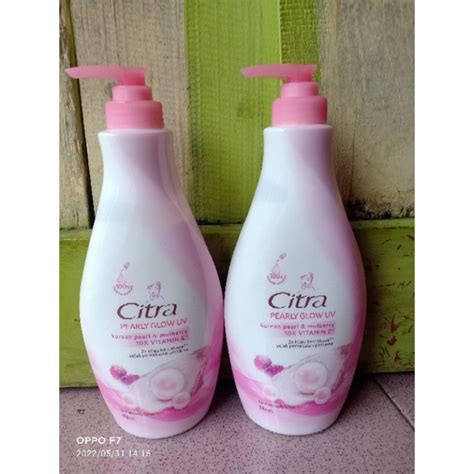 Jual Citra Body Lotion Pearly White Uv 380ml Shopee Indonesia