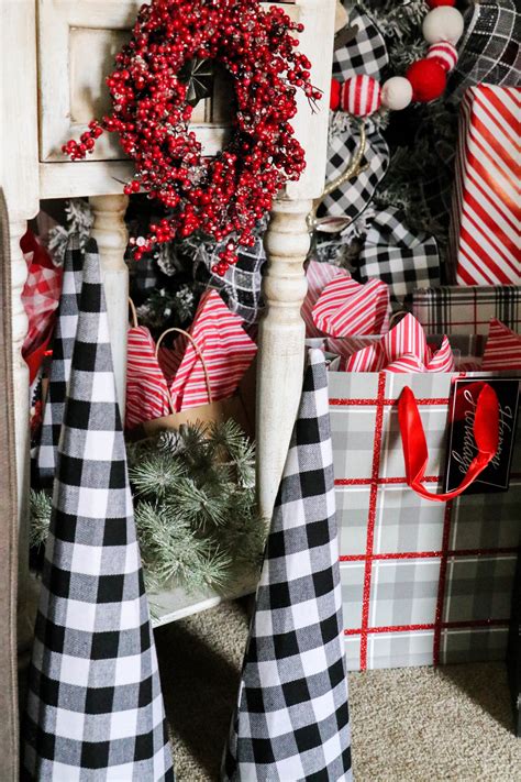 Buffalo Plaid Christmas Tree Re Fabbed