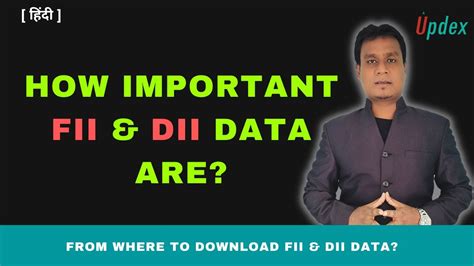 Fii Dii Data Analysis Importance Of Fii Dii Data Fii Dii Data