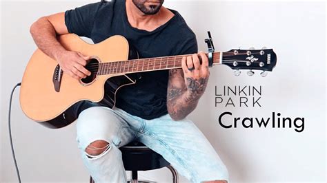 Linkin Park Crawling Instrumental Acoustic Guitar Cover Youtube