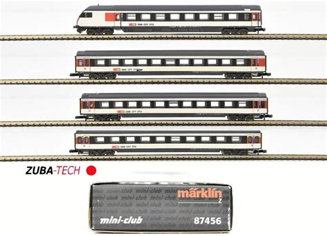 Märklin 87456 EW IV Wagen Set SBB Spur Z mit OVP Kaufen auf Ricardo