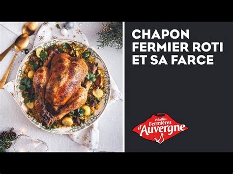 Chapon fermier d Auvergne rôti et sa farce YouTube