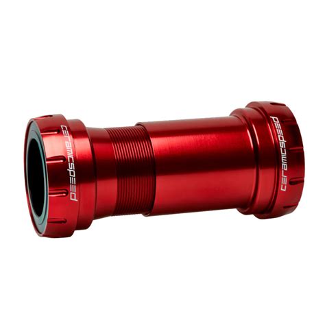 Boîtier de pédalier VTT CERAMICSPEED BB30 SRAM DUB 73 mm revêtement rouge