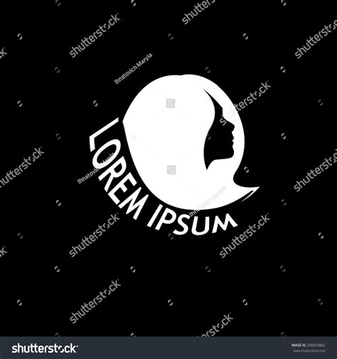 Silhouette Girl Face Profile Vector Stock Vector (Royalty Free ...