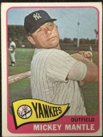 Mickey Mantle Prices Topps Baseball Cards