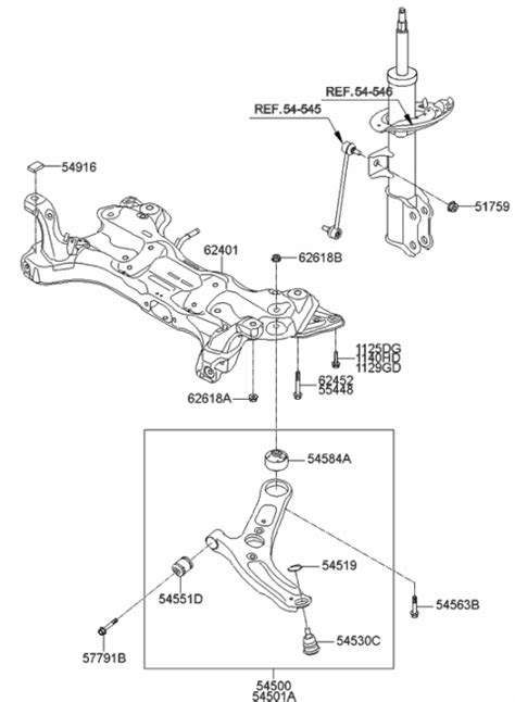 X Genuine Hyundai Arm Complete Front Lower Lh