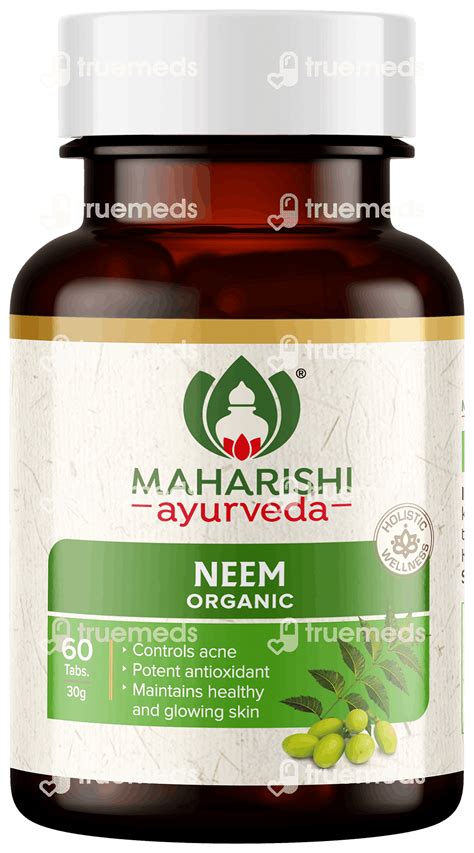 Maharishi Ayurveda Organic Neem Tablet Uses Side Effects Dosage