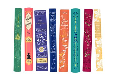 Classic Childrens Book Spines Nursery Wall Art Nursery Book Print