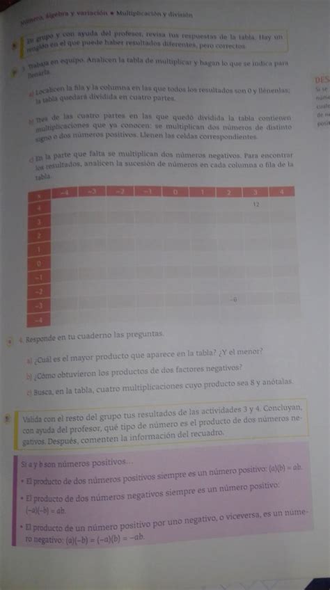 Me Ayudan Con Esto Libro De Texto Matem Ticas Secuencia Pag Y